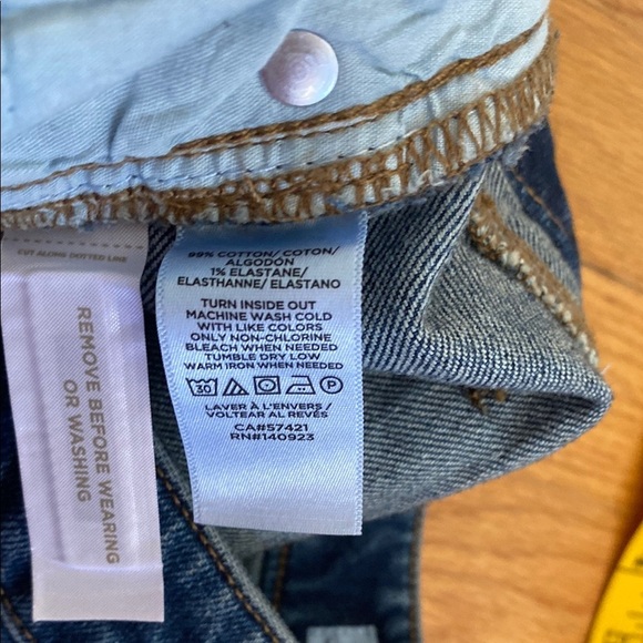 LOFT Blue A-Line Mini Skirt Casual - Picture 6 of 6